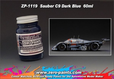 ZEROPAINTS ZP-1119 Sauber Mercedes C9 Dark Blue Paint 60ml