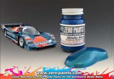 ZEROPAINTS ZP-1250 Metallic Blue Paint (Vergleichbar mit Tamiya X13) 60ml