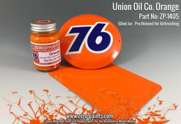 ZEROPAINTS ZP-1405 Union Oil Co 76 Orange Paint 60ml