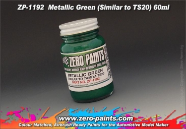 ZEROPAINTS ZP-1192 Metallic Green (Vergleichbar mit TS20) 60ml