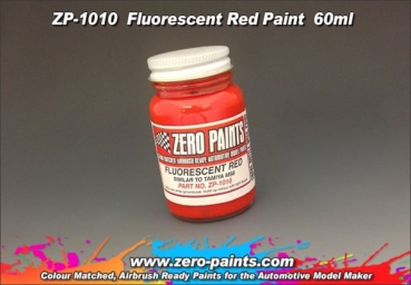 ZEROPAINTS ZP-1010 Fluorescent Red Paint 60ml