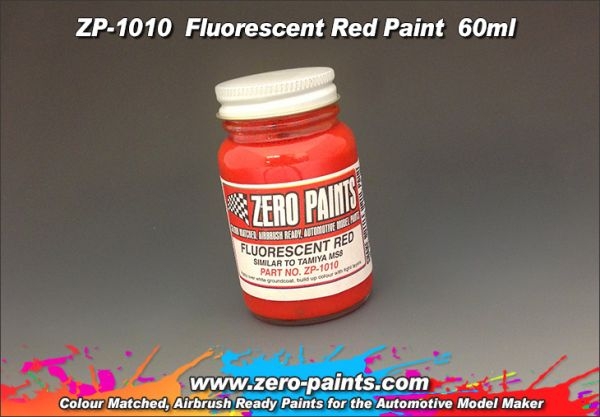 ZEROPAINTS ZP-1010 Fluorescent Red Paint 60ml