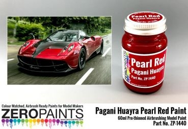 ZEROPAINTS ZP-1440 Pagani Huayra Pearl Red Paint 60ml