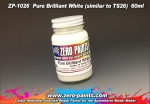 ZEROPAINTS ZP-1026 Pure Brilliant White Paint (Vergleichbar mit TS26) 60ml